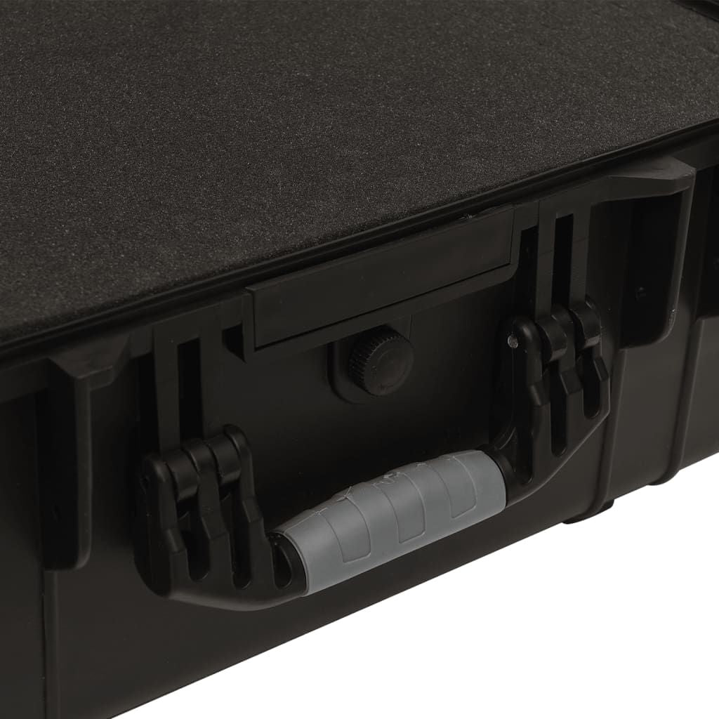 Wheeled Flight Case Black 22.8"x17.7"x10.6" PP