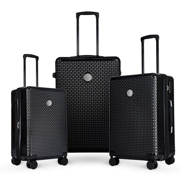 Luggage Sets 3 Piece Hardshell Suitcases with Wheels, Lightweight Expandable Travel Luggage with TSA Lock, Carry-on, Checked Luggage(20inch 24inch 28inch)