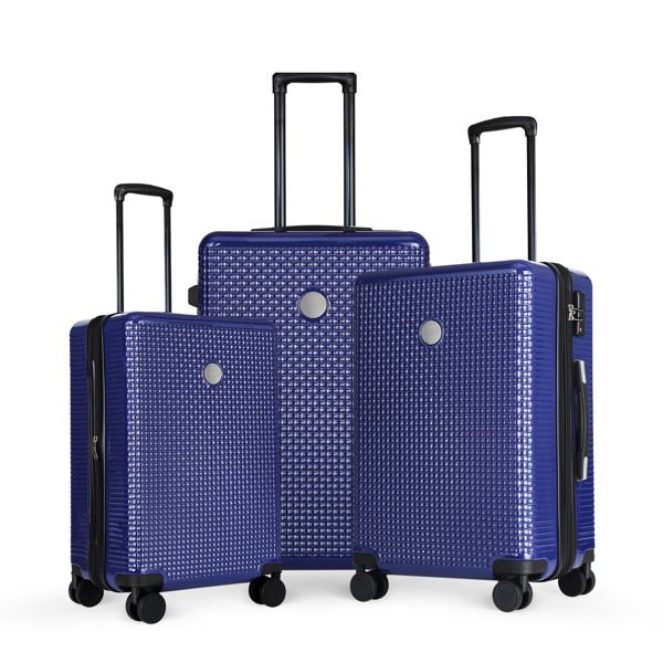 Luggage Sets 3 Piece Hardshell Suitcases with Wheels, Lightweight Expandable Travel Luggage with TSA Lock, Carry-on, Checked Luggage(20inch 24inch 28inch)