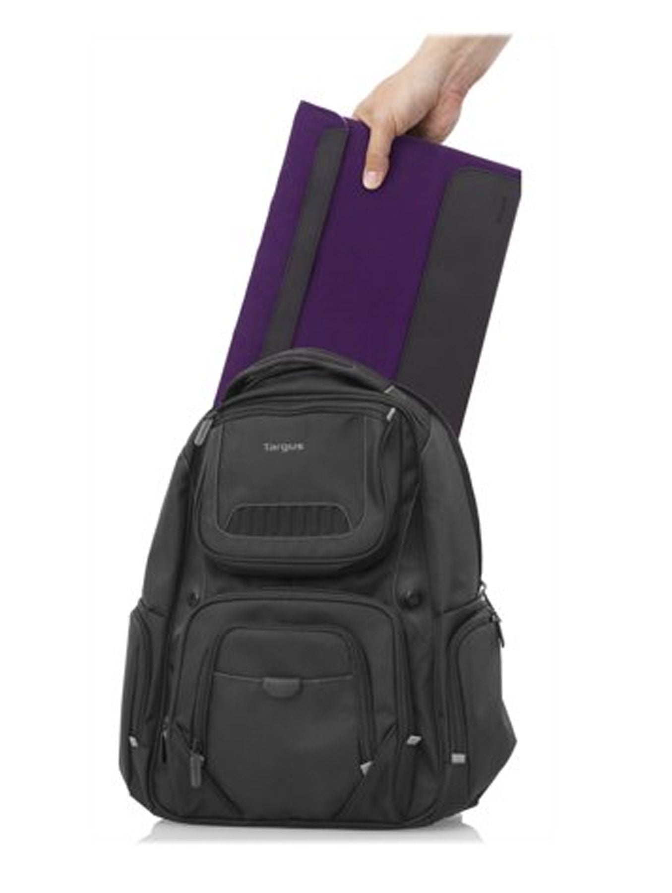 TARGUS ULTRALIFE 13.3" CANVAS SLEEVE - PURPLE