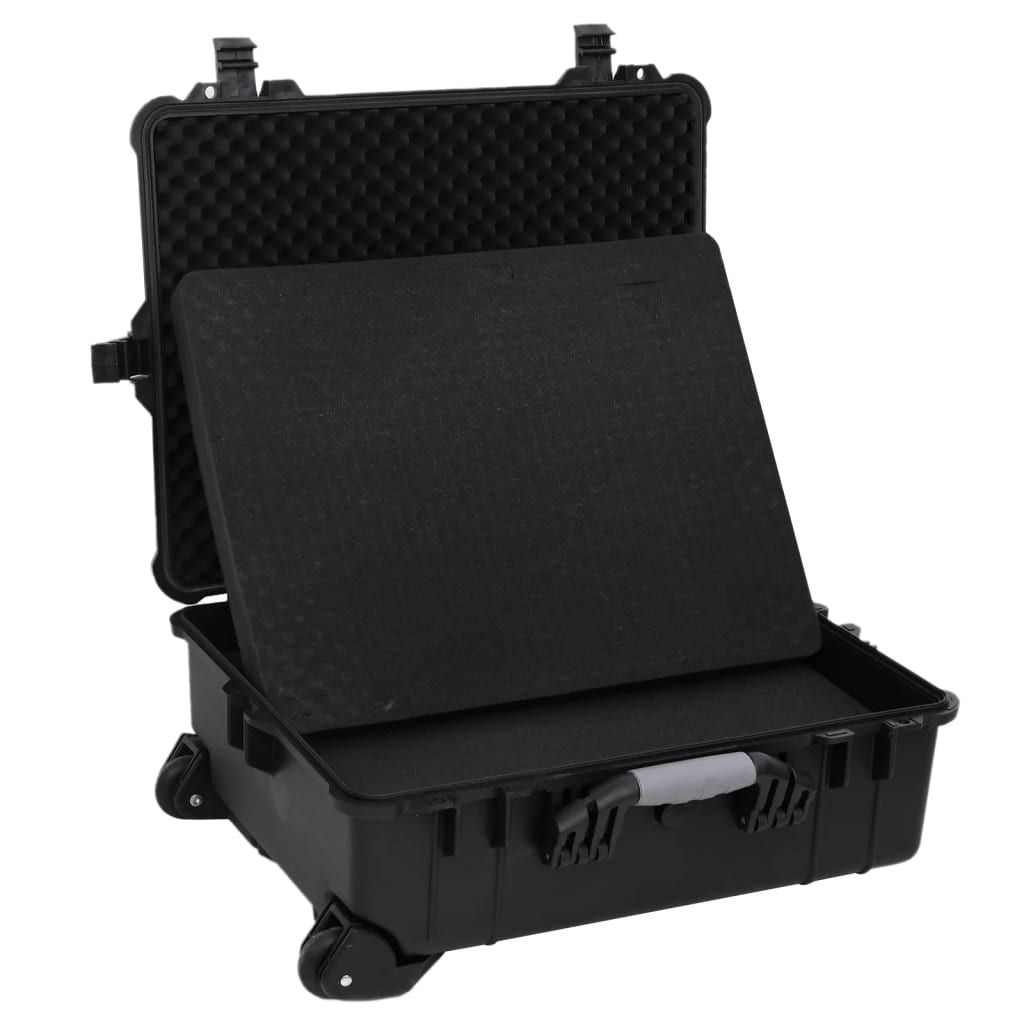 Wheeled Flight Case Black 24.8"x19.7"x9.1" PP