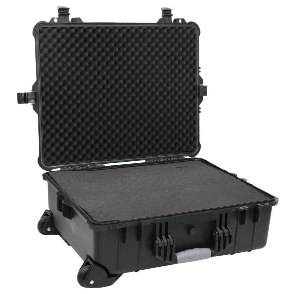 Wheeled Flight Case Black 24.8"x19.7"x9.1" PP