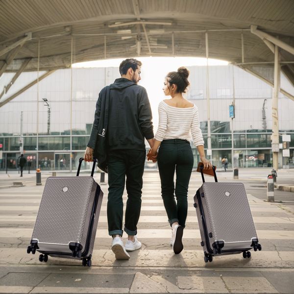 Luggage Sets 3 Piece Hardshell Suitcases with Wheels, Lightweight Expandable Travel Luggage with TSA Lock, Carry-on, Checked Luggage(20inch 24inch 28inch)