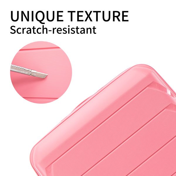 PP Luggage Sets 3 Piece(20/24/28), Expandable Carry On Luggage with TSA Lock Airline Approved, PP materials Hard Shell and Lightweight Suitcase with Spinner Wheels (Pink)